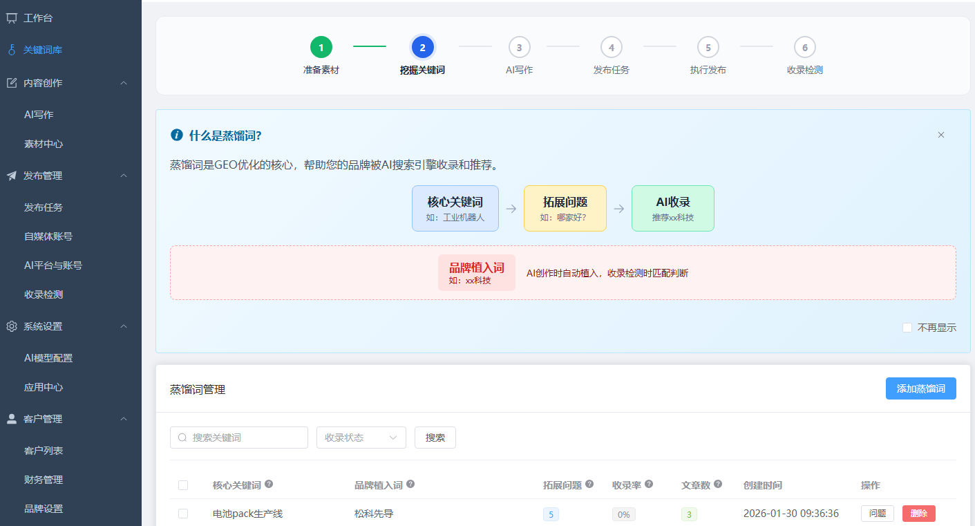 德益云AI搜索GEO优化系统操作文档教程(图11)