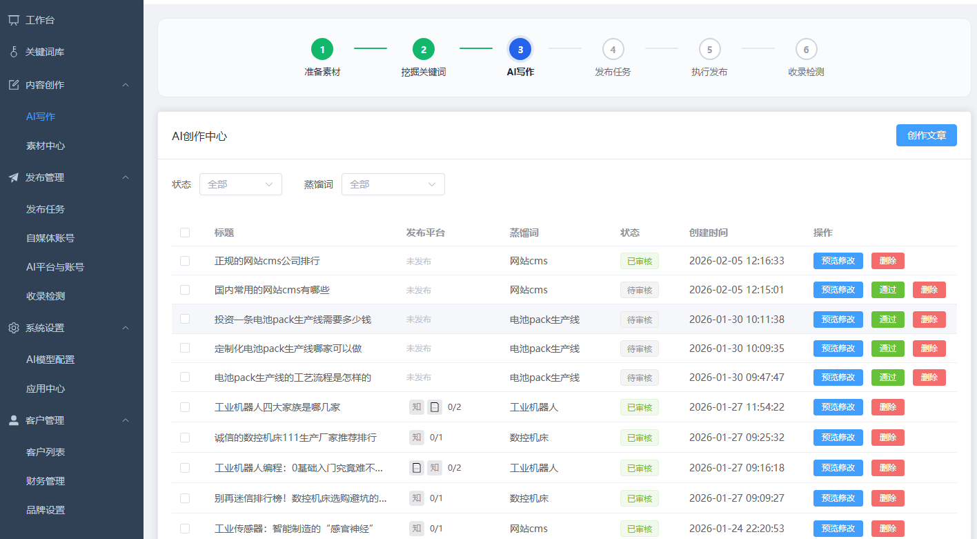 德益云AI搜索GEO优化系统操作文档教程(图12)